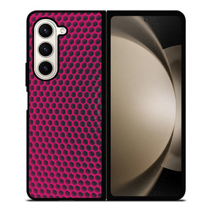 HEXAGONAL BLACK PURPLE PATTERN Samsung Galaxy Z Fold 5 Case Cover