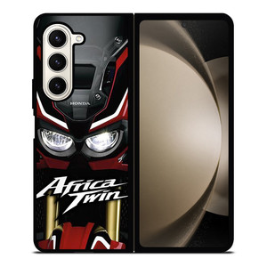 HONDA AFRICA TWIN FRONT VIEW Samsung Galaxy Z Fold 5 Case Cover
