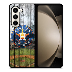 HOUSTON ASTROS WOODEN LOGO Samsung Galaxy Z Fold 5 Case Cover