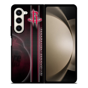 HOUSTON ROCKETS METAL LOGO Samsung Galaxy Z Fold 5 Case Cover