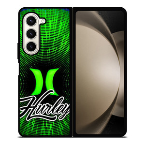 HURLEY LOGO GREEN Samsung Galaxy Z Fold 5 Case Cover HURLEY LOGO GREEN Samsung Galaxy Z Fold 5 Case Cover