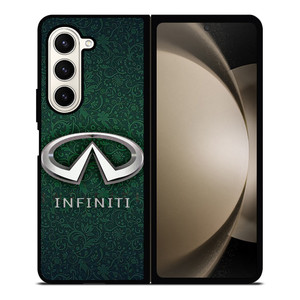 INFINITI CAR LOGO GREEN PATTERN Samsung Galaxy Z Fold 5 Case Cover