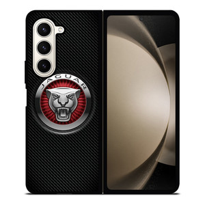 JAGUAR LOGO CARBON Samsung Galaxy Z Fold 5 Case Cover