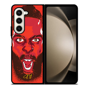 JAMES HARDEN HOUSTON ROCKET FACE Samsung Galaxy Z Fold 5 Case Cover JAMES HARDEN HOUSTON ROCKET FACE Samsung Galaxy Z Fold 5 Case Cover