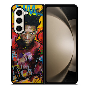 JEAN MICHEL BASQUIAT BOXING ART Samsung Galaxy Z Fold 5 Case Cover