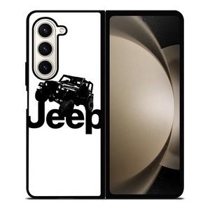 JEEP BLACK LOGO Samsung Galaxy Z Fold 5 Case Cover
