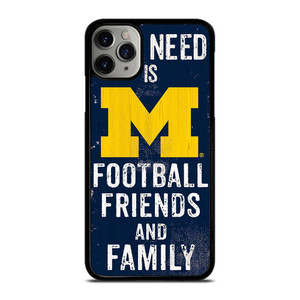 MICHIGAN WOLVERINES FOOTBALL QUOTES iPhone 11 Pro Max Case Cover