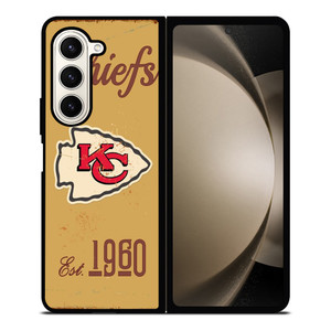 KANSAS CITY CHIEFS RUSTY LOGO Samsung Galaxy Z Fold 5 Case Cover
