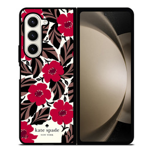 KATE SPADE FLOWER RED Samsung Galaxy Z Fold 5 Case Cover KATE SPADE FLOWER RED Samsung Galaxy Z Fold 5 Case Cover