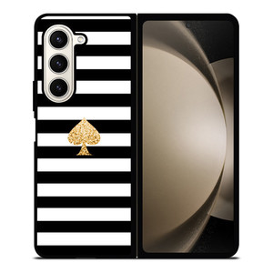 KATE SPADE GOLD AND STRIPES Samsung Galaxy Z Fold 5 Case Cover