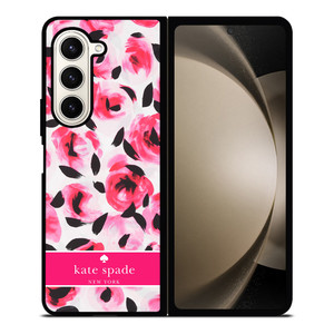 KATE SPADE NEW YORK PINK ROSE Samsung Galaxy Z Fold 5 Case Cover