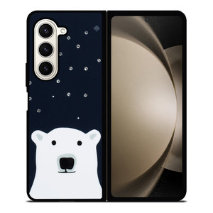 KATE SPADE SPARKLE POLLAR BEAR Samsung Galaxy Z Fold 5 Case Cover