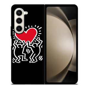 KEITH HARING LOVE Samsung Galaxy Z Fold 5 Case Cover
