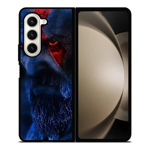 KRATOS FACE GOD OF WAR 4 Samsung Galaxy Z Fold 5 Case Cover