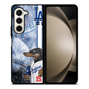 LA DODGERS DOG LOGO Samsung Galaxy Z Fold 5 Case Cover