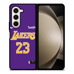 LA LAKERS LEBRON JAMES JERSEY Samsung Galaxy Z Fold 5 Case Cover