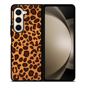 LEAPARD BROWN PATTERN Samsung Galaxy Z Fold 5 Case Cover