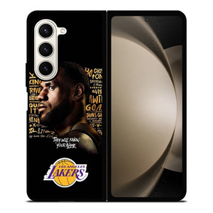 LEBRON JAMES QUOTE LA LAKERS Samsung Galaxy Z Fold 5 Case Cover