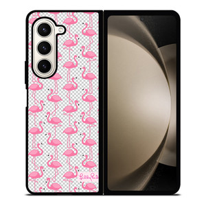 LILLY PULITZER FLAMINGO PATTERN Samsung Galaxy Z Fold 5 Case Cover
