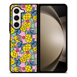 LILO AND STITCH PINEAPPLE PATTERN Samsung Galaxy Z Fold 5 Case Cover