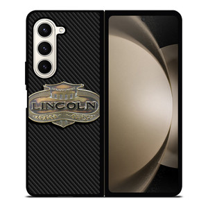 LINCOLN MOTOR LOGO CARBON Samsung Galaxy Z Fold 5 Case Cover