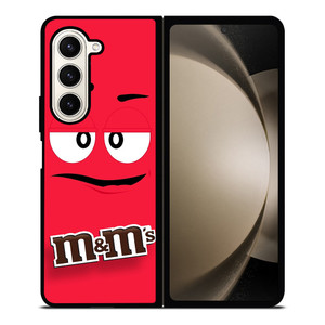 M&M'S CHOCOLATE MASCOT FACE Samsung Galaxy Z Fold 5 Case Cover