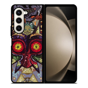 MAJORA MASK LEGEND OF ZELDA GAMES MOZAIK Samsung Galaxy Z Fold 5 Case Cover MAJORA MASK LEGEND OF ZELDA GAMES MOZAIK Samsung Galaxy Z Fold 5 Case Cover