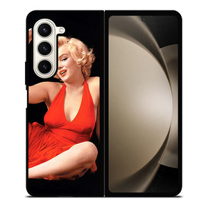 MARILYN MONROE RED DRESS Samsung Galaxy Z Fold 5 Case Cover
