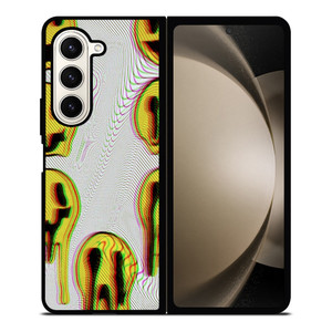 MELTED SMILEY FACE Samsung Galaxy Z Fold 5 Case Cover