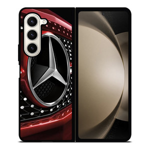 MERCEDES BENZ LOGO RED ICON Samsung Galaxy Z Fold 5 Case Cover MERCEDES BENZ LOGO RED ICON Samsung Galaxy Z Fold 5 Case Cover