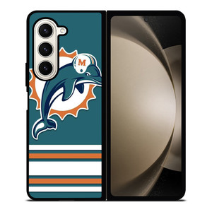MIAMI DOLPHINS logo Samsung Galaxy Z Fold 5 Case Cover MIAMI DOLPHINS logo Samsung Galaxy Z Fold 5 Case Cover