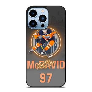 CONNOR MCDAVID EDMONTON OILERS PLAYER iPhone 13 Pro Max Case Cover