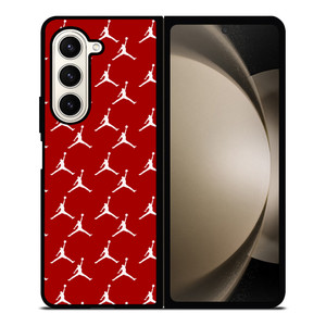MICHAEL JORDAN SYMBOL RED PATTERN Samsung Galaxy Z Fold 5 Case Cover