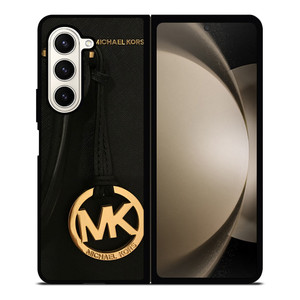 MICHAEL KORS LOGO BLACK Samsung Galaxy Z Fold 5 Case Cover