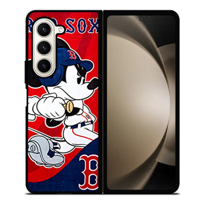 MICKEY MOUSE BOSTON RED SOX Samsung Galaxy Z Fold 5 Case Cover