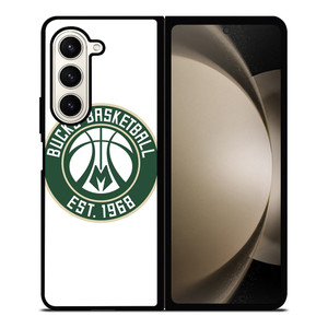MILWAUKEE BUCKS LOGO BASKETBALL 1968 Samsung Galaxy Z Fold 5 Case Cover