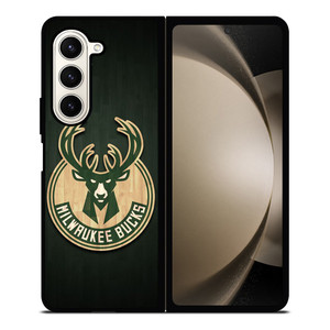 MILWAUKEE BUCKS WOODEN LOGO Samsung Galaxy Z Fold 5 Case Cover