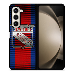 NEW YORK RANGERS LOGO METAL Samsung Galaxy Z Fold 5 Case Cover
