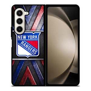 NEW YORK RANGERS NHL METAL LOGO Samsung Galaxy Z Fold 5 Case Cover