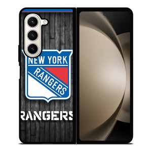 NEW YORK RANGERS WOODEN LOGO Samsung Galaxy Z Fold 5 Case Cover