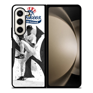 NEW YORK YANKEES MLB ART Samsung Galaxy Z Fold 5 Case Cover NEW YORK YANKEES MLB ART Samsung Galaxy Z Fold 5 Case Cover