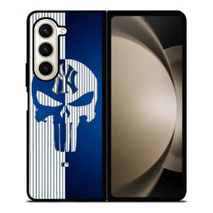 NEW YORK YANKEES SKULL PUNISHER Samsung Galaxy Z Fold 5 Case Cover