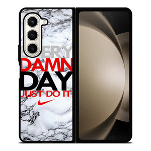 NIKE EVERY DAMN DAY MARBLE Samsung Galaxy Z Fold 5 Case Cover