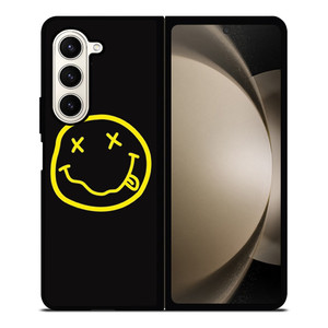 NIRVANA SMILEY FACE Samsung Galaxy Z Fold 5 Case Cover NIRVANA SMILEY FACE Samsung Galaxy Z Fold 5 Case Cover