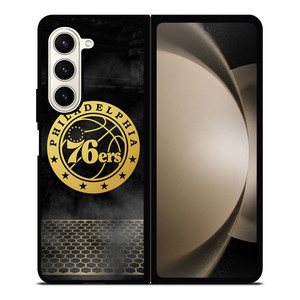 PHILADELPHIA 76ERS GOLD LOGO Samsung Galaxy Z Fold 5 Case Cover