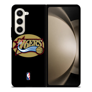 PHILADELPHIA 76ERS NBA GOLD LOGO Samsung Galaxy Z Fold 5 Case Cover