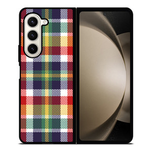 PIXELIZED TARTAN PATTERN Samsung Galaxy Z Fold 5 Case Cover