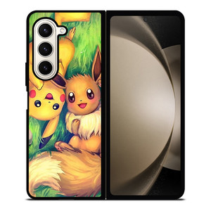 POKEMON EEVEE AND PIKACHU Samsung Galaxy Z Fold 5 Case Cover POKEMON EEVEE AND PIKACHU Samsung Galaxy Z Fold 5 Case Cover