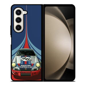 PORSCHE MARTINI RACING CAR LOGO 46 Samsung Galaxy Z Fold 5 Case Cover