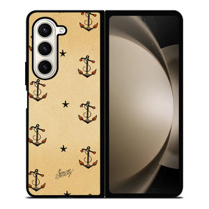 SAILOR JERRY ANCHOR PATTERN Samsung Galaxy Z Fold 5 Case Cover